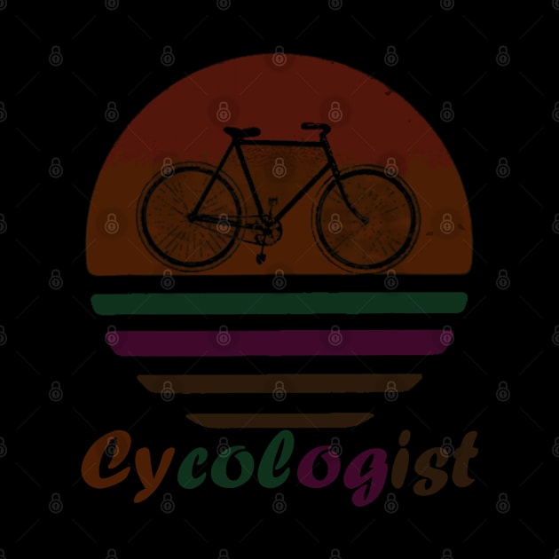 Cycologist Funny Bicycle Cycling Vintage Gift by ReD-Des