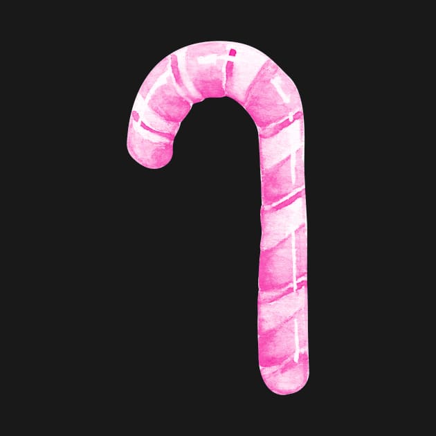 pink candy cane by shoko