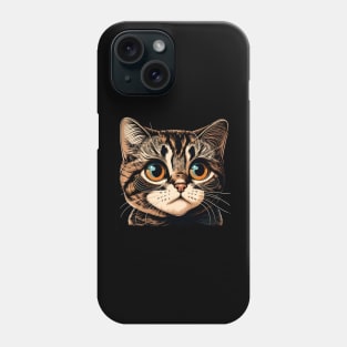 Funny Sad Cat Face Lover - Love Cats Phone Case