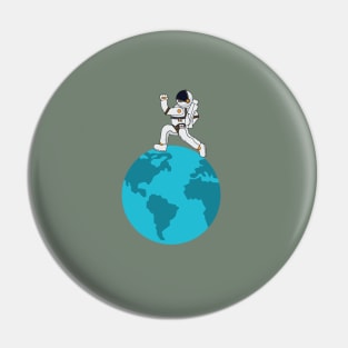 Earth Rotation Pin