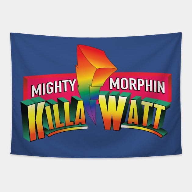 Mighty Morphin Killa Watt Tapestry by HTW Shop