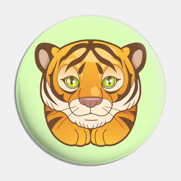 little cute tiger Pin by YMFargon