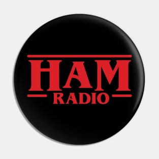 Ham Radio - Stranger Things Pin