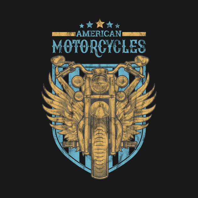 Motorcycle - American motorcycles shirt by OutfittersAve