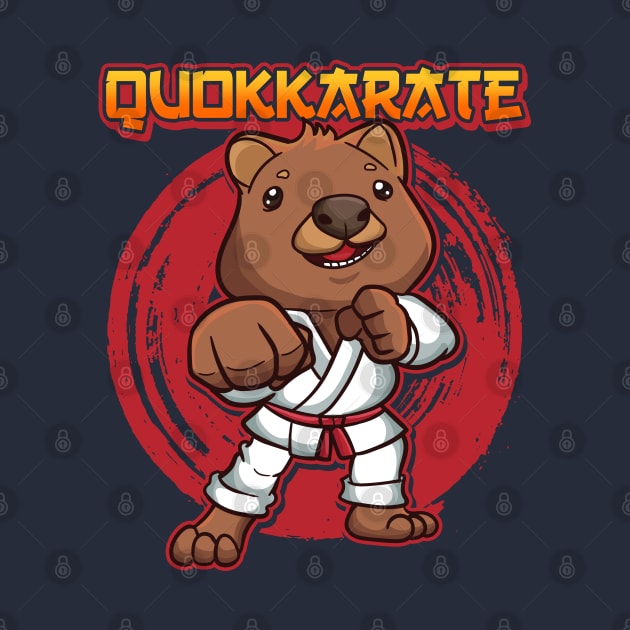 Karate Quokkarate Quokka Cute Martial Arts by E