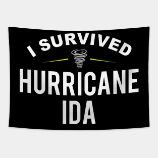 I Survived Hurricane Ida Tapestry