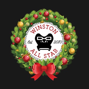 Christmas All Star Overwatch Winston Wreath T-Shirt