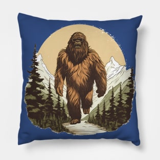 Dope Sasquatch in Nature Pillow