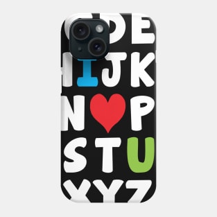 The alphabet Phone Case