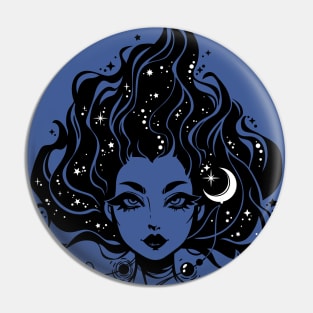 Girl Universe Pin