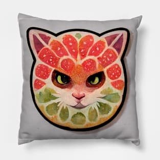 Kiwi & Strawberry Cat Pillow