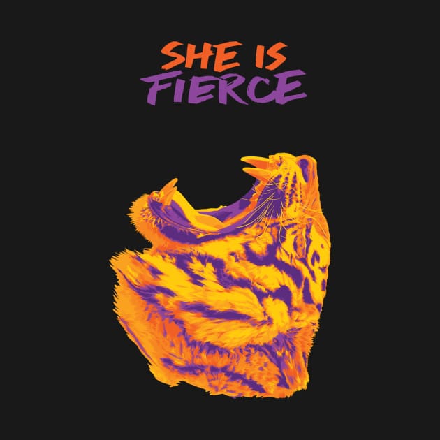 She is Fierce by polliadesign