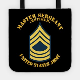 POCKET - MSG - Master Sergeant  - Blue - Retired Tote