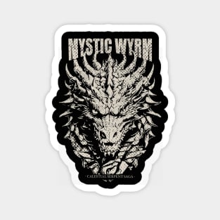 Vintage Dragon Mystic WYRM Magnet