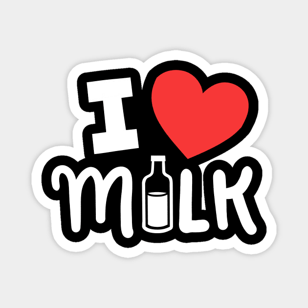 Milk Lover Dairy Lovers Magnet by KAWAIITEE