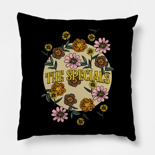 Specials Name Personalized Flower Retro Floral 80s 90s Name Style Pillow