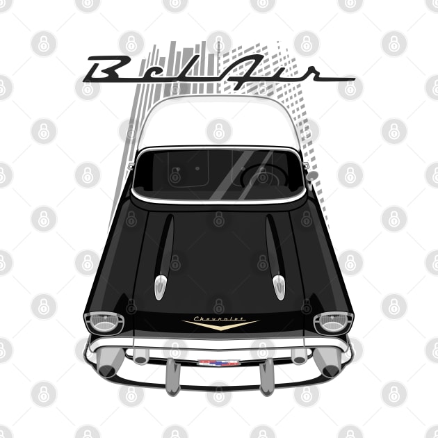 Chevrolet Bel Air 1957 - black and white by V8social