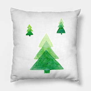 sapins verts Pillow