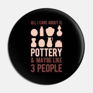 Pottery Lover Funny Gift Pin