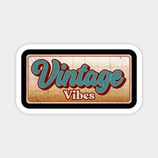 Vintage Vibes Type Design Magnet