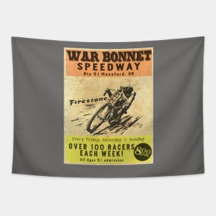War Bonnet Speedway Tapestry
