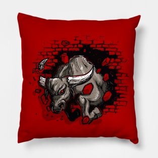 Raging bull Pillow