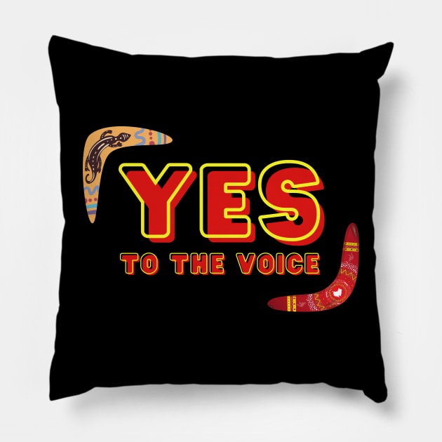 Yes To The Voice Pillow by Daz Art & Designs