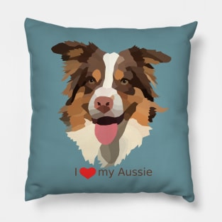 I Love my Aussie Pillow