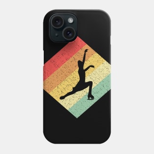 Retro Vintage 80s Figure Skating Gift For Figure Skaters Phone Case