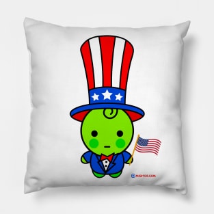 Happy President's Day from Chícharo! Pillow