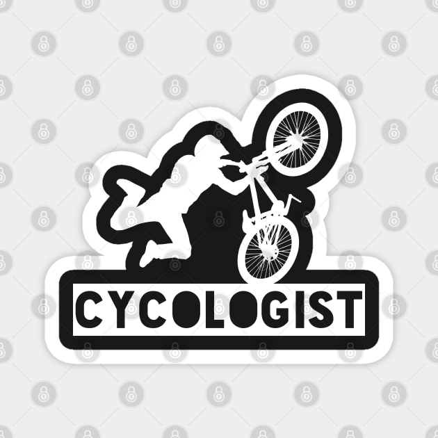 Cycologist Magnet by PlusAdore