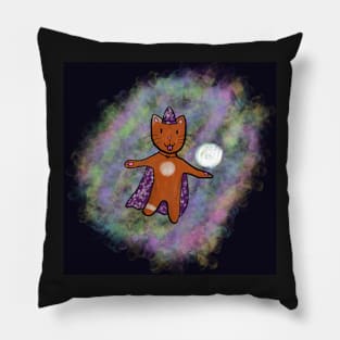 Sorcerer Cat Pillow