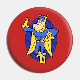 Bananaman Cartoon Pin