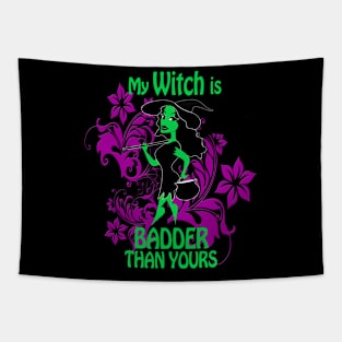 Sexy Halloween witch costume Tapestry