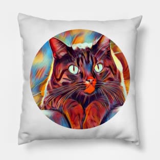 Catlike mycat, revolution for cats Pillow