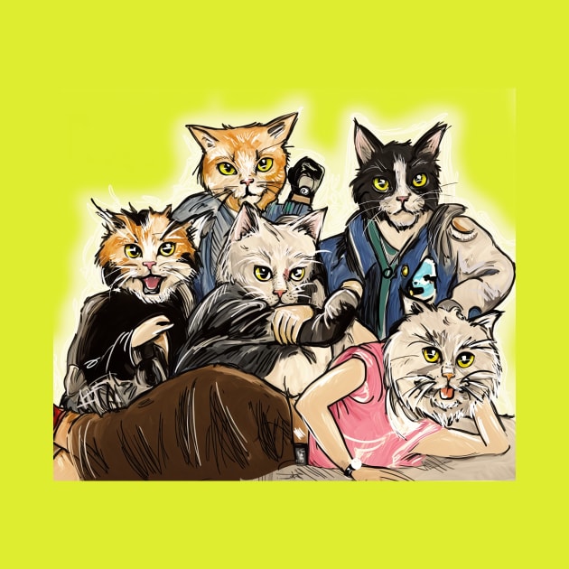 The Kitten Club - The Breakfast Club As CATS! by CatsandBats