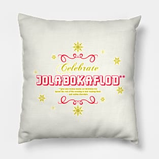 celebrate Jolabokaflod Pillow