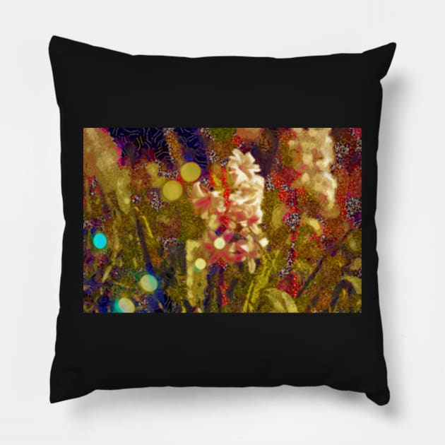 Pink Hyacinth Pillow by heidiannemorris