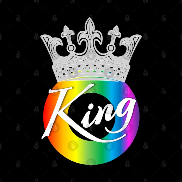 King Rainbow Pride with crown by Beneforma Photo