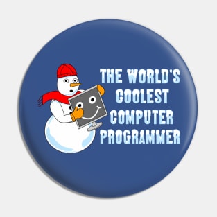 World's Coolest Computer Programmer Pin