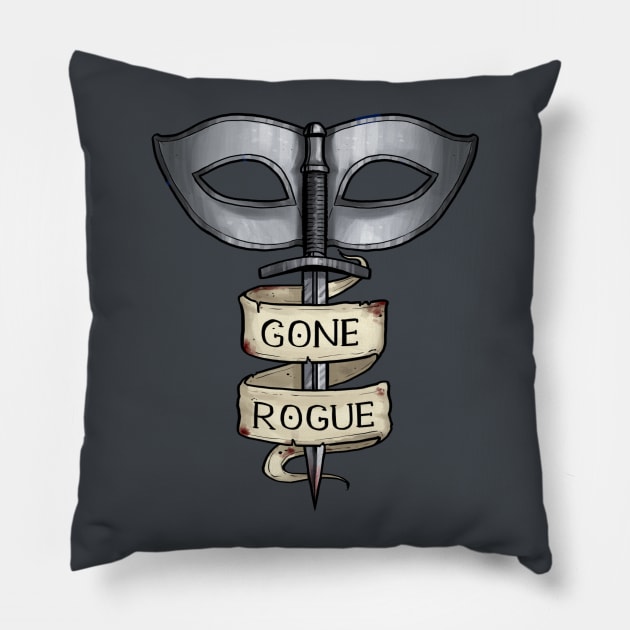 Rogue - Gone Rogue Pillow by Sheppard56