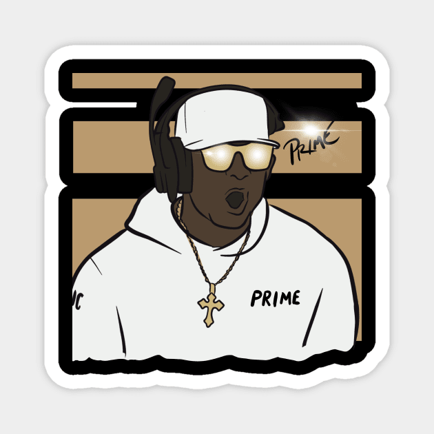 PRIME Deion Sanders I BELIEVE - Updated Design! Magnet by BleacherBrush