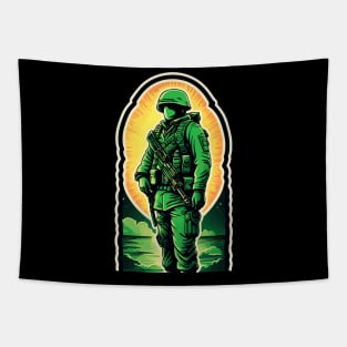 Soldiers Defending the Final Frontier Tapestry