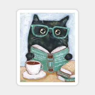 Books For Cats Magnet