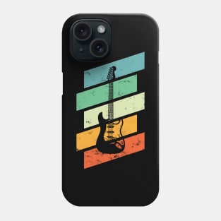 Vintage Style S-Style Electric Guitar Retro Colors Phone Case