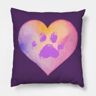 Animal lover Valentine's Day themed Pillow