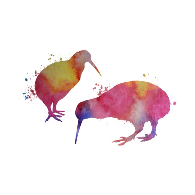 Kiwi birds by TheJollyMarten