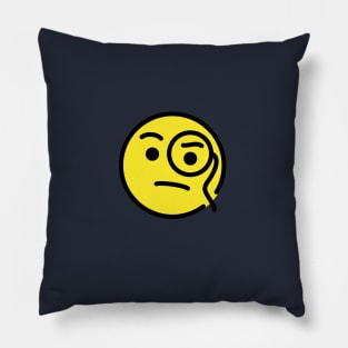 Monocle Emoji Pillow