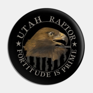 Utah Raptor Pin