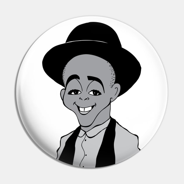 Stymie character and member Our Gang The Little Rascals Pin by cartoonistguy